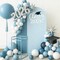 Graduation Party Decoration 2026 – Felt “Class of 2026” Backdrop Sign with Congrats Grad Decal | Balloon Arch Photo Booth Decor (White)